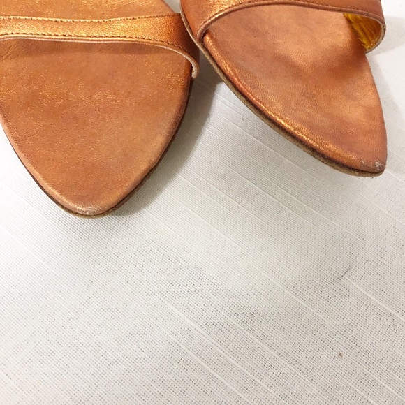 Roberto Cavalli double strap kitten heel sandal - Picture 6 of 10